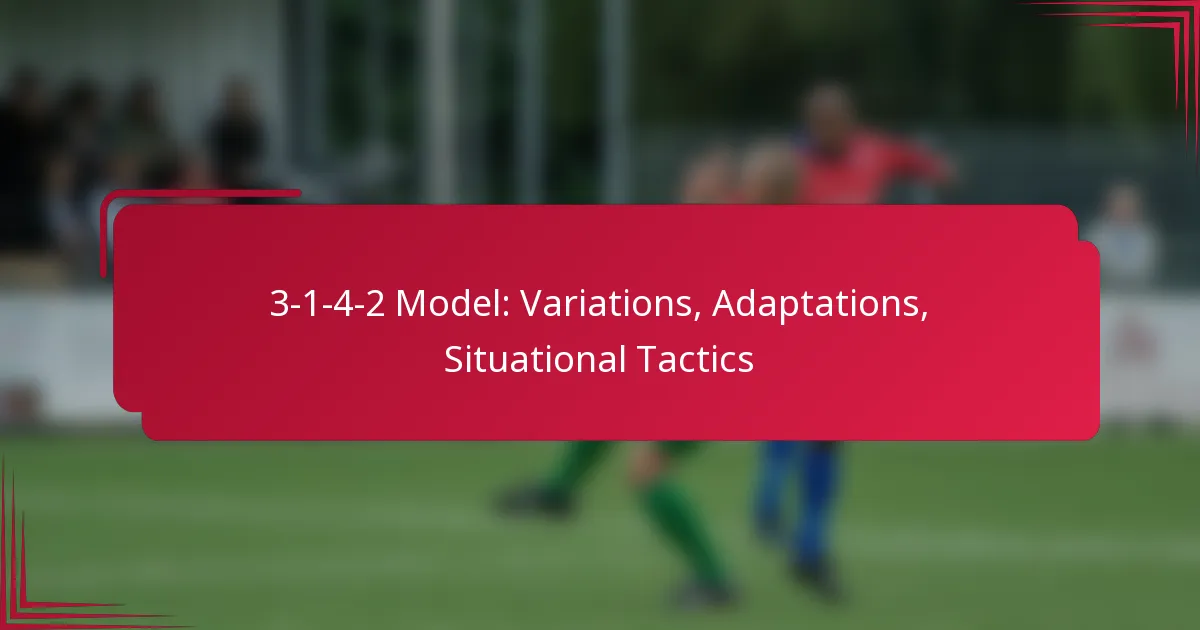 Read more about the article 3-1-4-2 Model: Variations, Adaptations, Situational Tactics