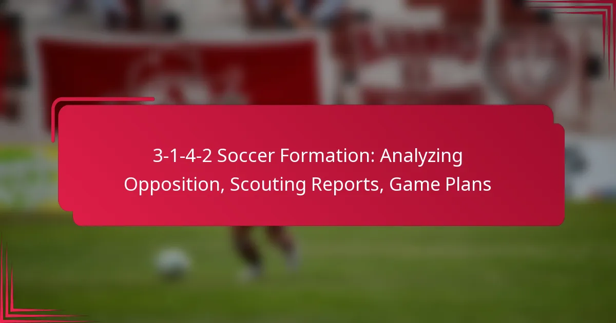 Read more about the article 3-1-4-2 Soccer Formation: Analyzing Opposition, Scouting Reports, Game Plans