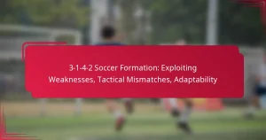Read more about the article 3-1-4-2 Soccer Formation: Exploiting Weaknesses, Tactical Mismatches, Adaptability