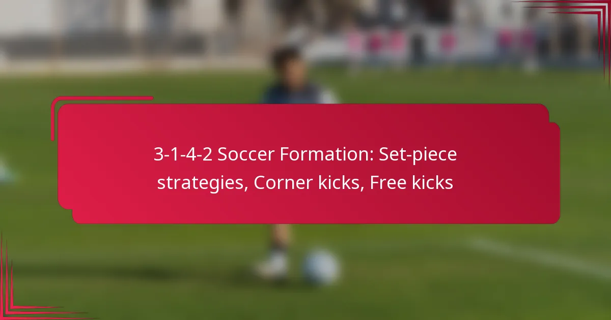 Read more about the article 3-1-4-2 Soccer Formation: Set-piece strategies, Corner kicks, Free kicks