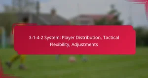 Read more about the article 3-1-4-2 System: Player Distribution, Tactical Flexibility, Adjustments