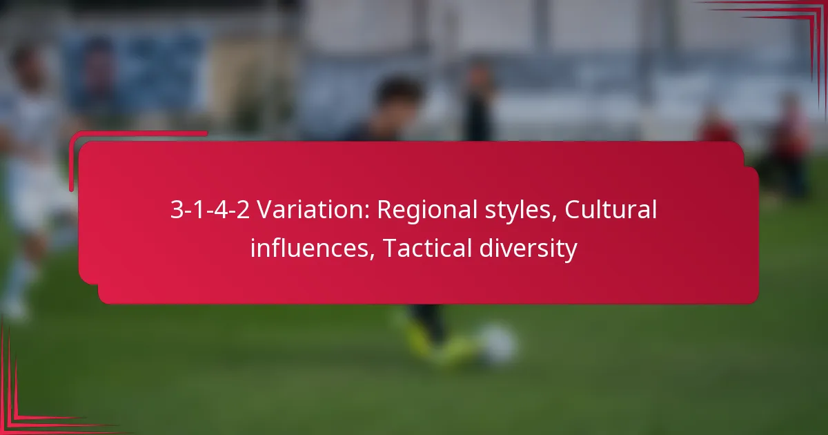 Read more about the article 3-1-4-2 Variation: Regional styles, Cultural influences, Tactical diversity