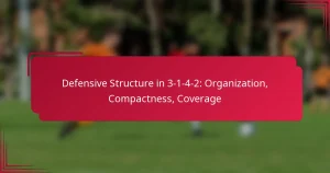 Read more about the article Defensive Structure in 3-1-4-2: Organization, Compactness, Coverage