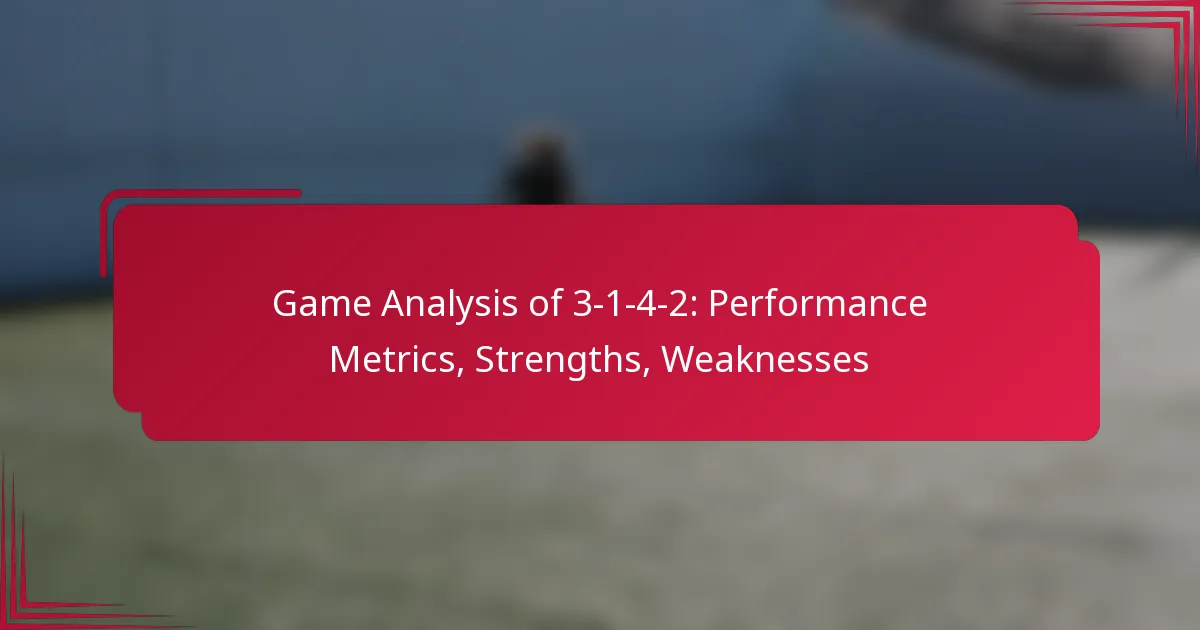 Game Analysis of 3-1-4-2: Performance Metrics, Strengths, Weaknesses