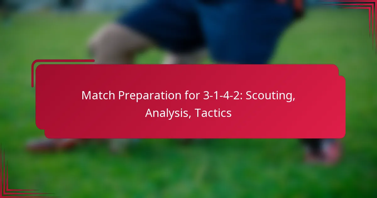 Read more about the article Match Preparation for 3-1-4-2: Scouting, Analysis, Tactics