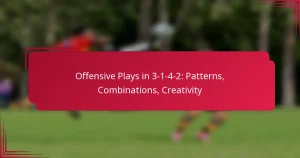 Read more about the article Offensive Plays in 3-1-4-2: Patterns, Combinations, Creativity