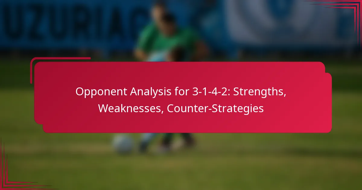 You are currently viewing Opponent Analysis for 3-1-4-2: Strengths, Weaknesses, Counter-Strategies