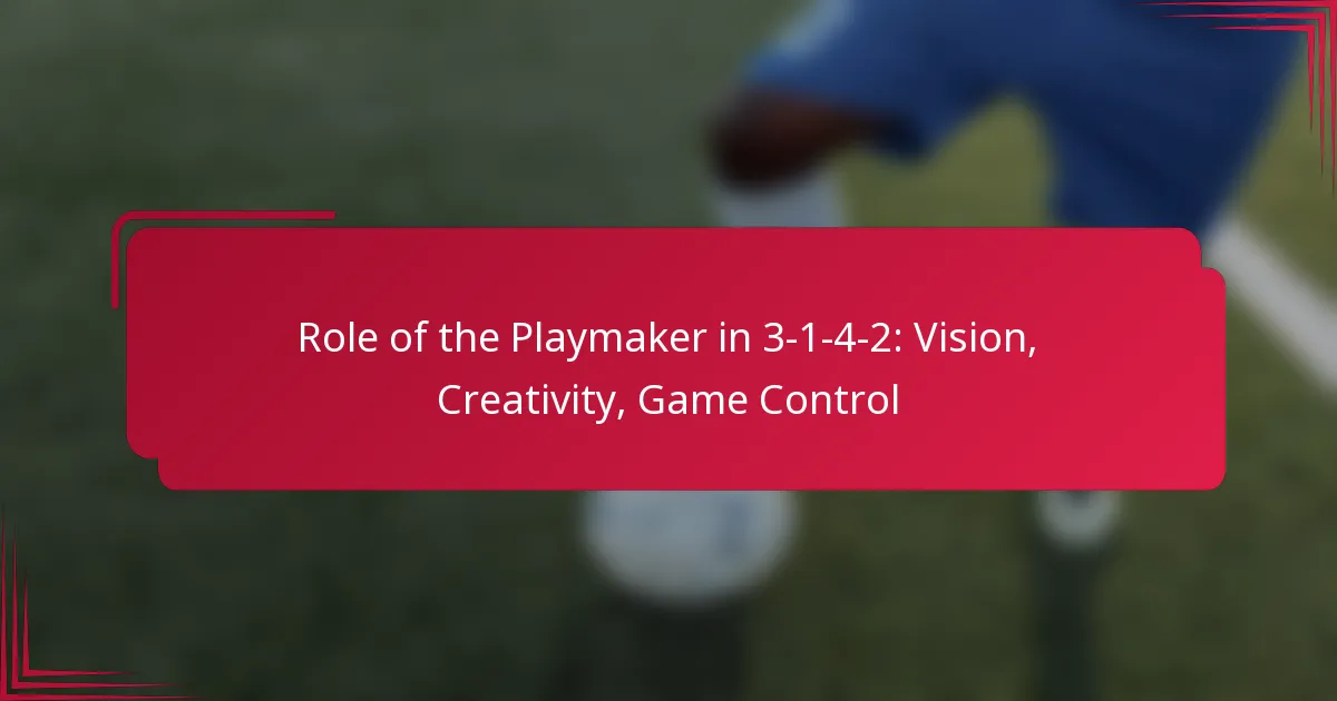 You are currently viewing Role of the Playmaker in 3-1-4-2: Vision, Creativity, Game Control