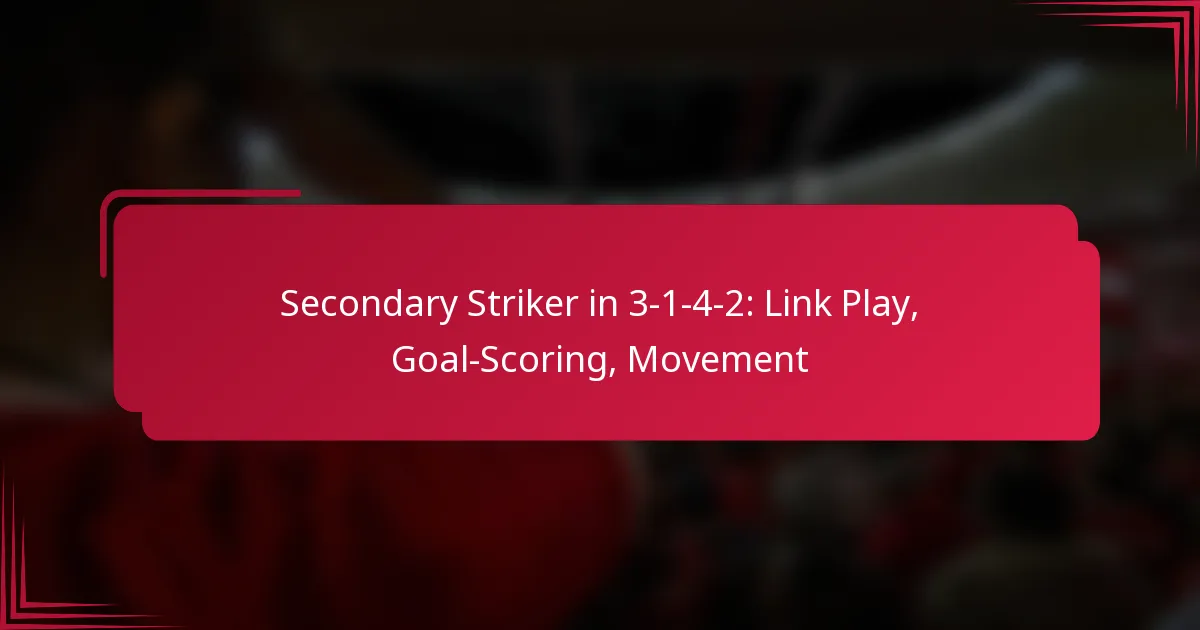 You are currently viewing Secondary Striker in 3-1-4-2: Link Play, Goal-Scoring, Movement