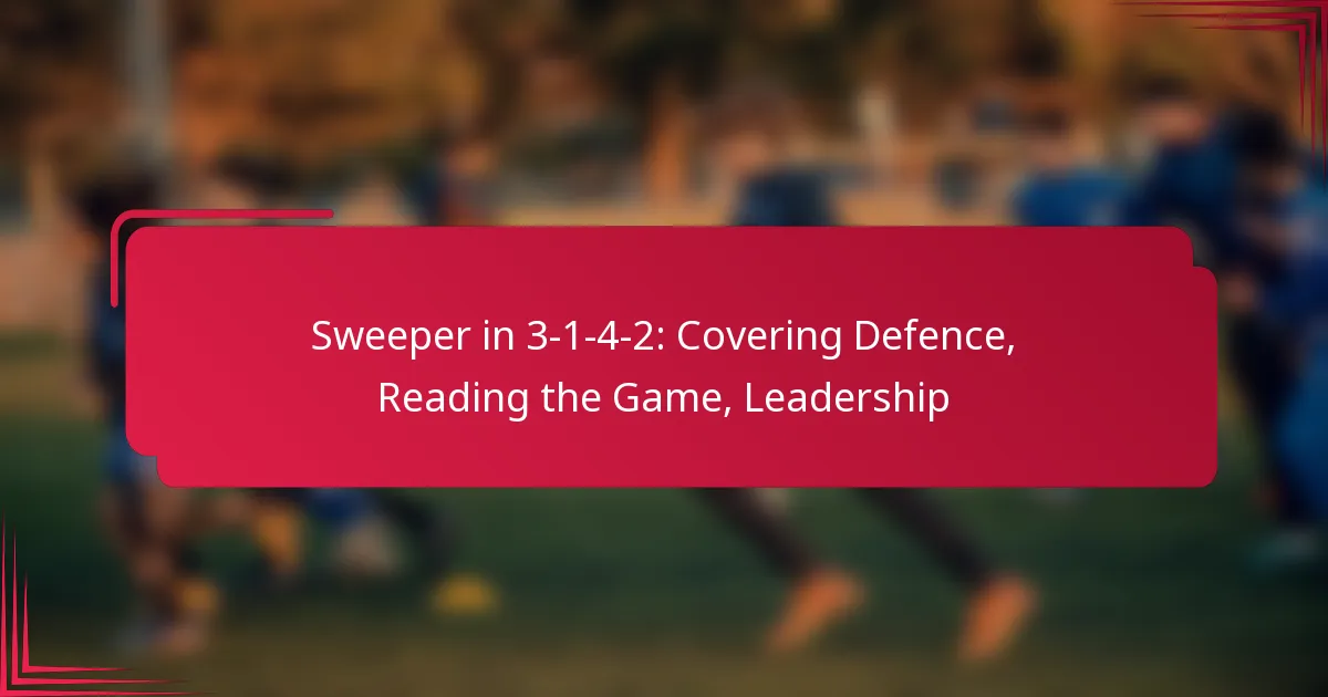 You are currently viewing Sweeper in 3-1-4-2: Covering Defence, Reading the Game, Leadership