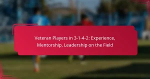 Read more about the article Veteran Players in 3-1-4-2: Experience, Mentorship, Leadership on the Field