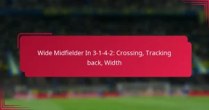 Read more about the article Wide Midfielder In 3-1-4-2: Crossing, Tracking back, Width