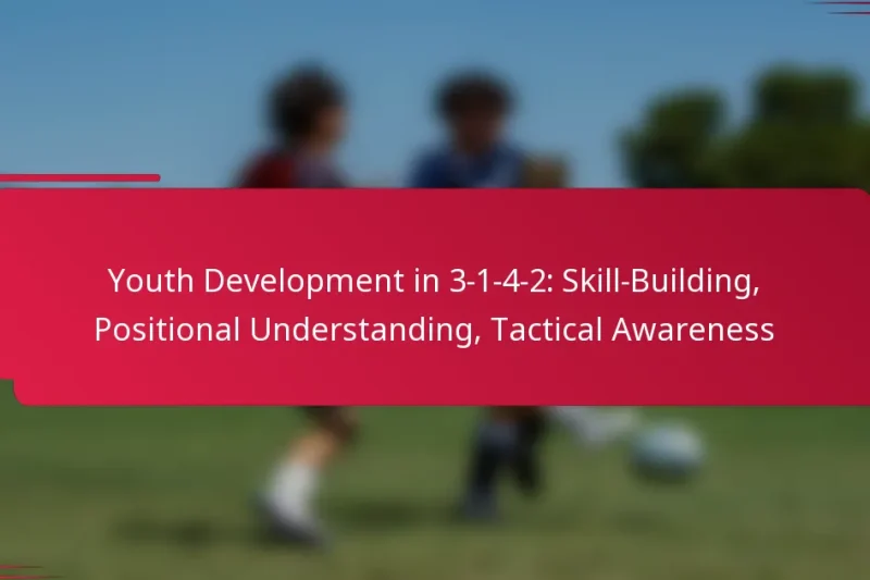 Youth Development in 3-1-4-2: Skill-Building, Positional Understanding, Tactical Awareness