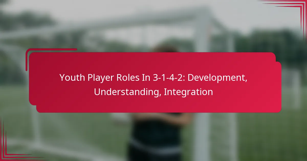 You are currently viewing Youth Player Roles In 3-1-4-2: Development, Understanding, Integration